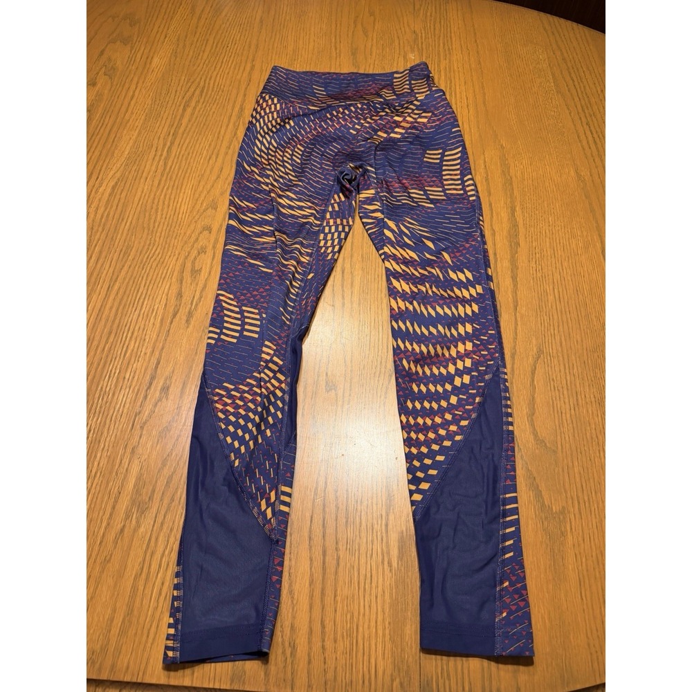 Women's Gymshark Sport Running Leggings in Neptune Purple Print Size S